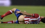 Diego Costa nudo in campo